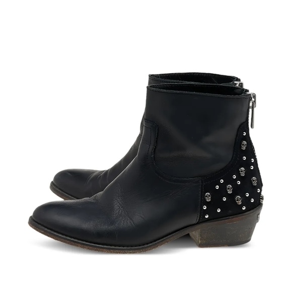 Zadig & Voltaire Teddy studded ankle boots 36 6 - Picture 1 of 16